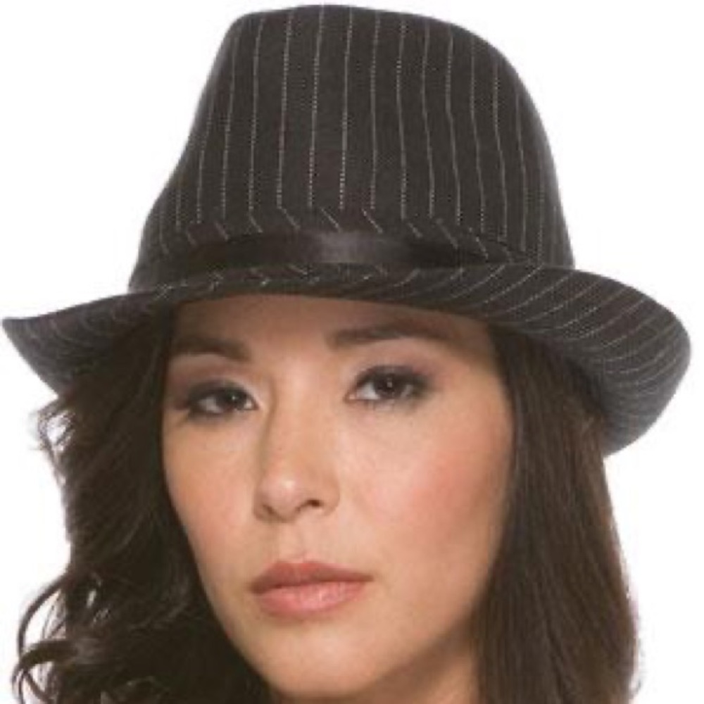FORPLAY UK Pinstriped Fedora Costume Hat